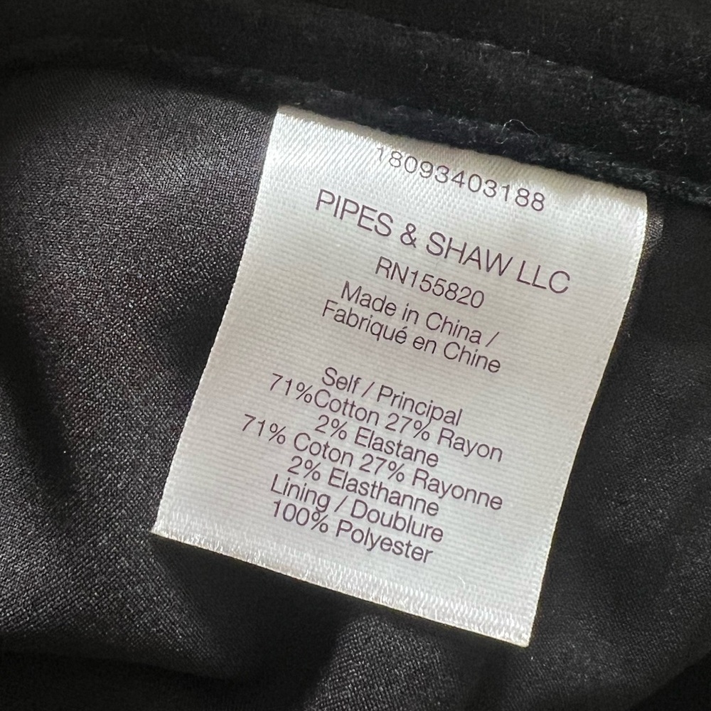 Veronica Beard Ording Crystal Button Black Velvet Miniskirt Size 6 - Picture 11 of 11